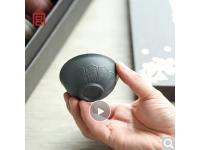  清香仙露五色紫砂莲瓣小杯礼盒